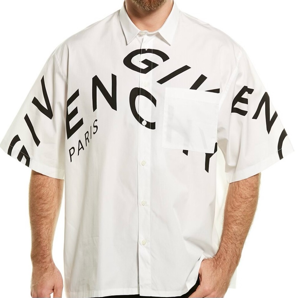 NWT Givenchy Branded Casual Button Down Shirt
